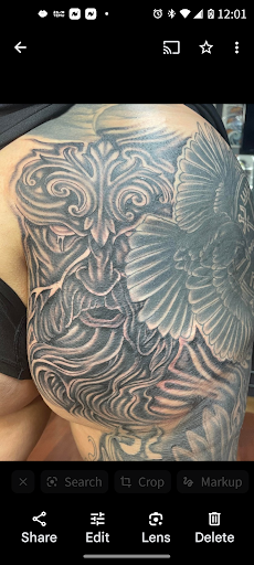 Explore side tattoo ideas for men, creative tattoo ideas in Shippensburg, available at LAZY WIZARD TATTOOS