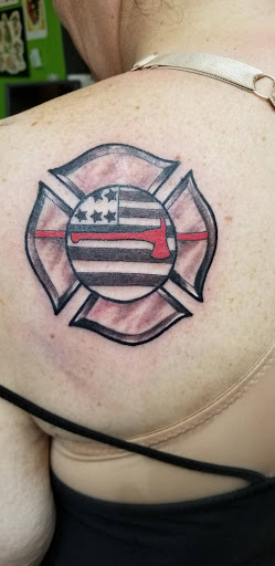 Explore world traveler tattoo ideas, creative tattoo ideas in Taos, available at Muerte Tattoo Taos