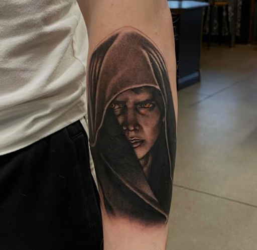 Explore gore tattoo ideas, creative tattoo ideas in Gilbert, available at Fifth Estate Tattoo