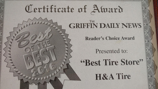 Tire Shop «H & A Tire and Automotive, Inc», reviews and photos, 1140 W Taylor St, Griffin, GA 30223, USA