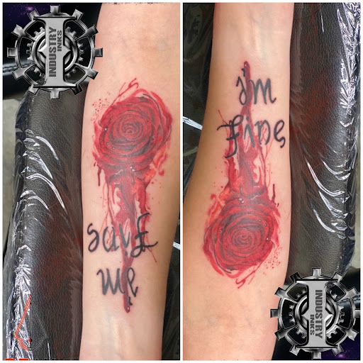 Explore addiction tattoo ideas, creative tattoo ideas in Moweaqua, available at Fleshwound Tattoo