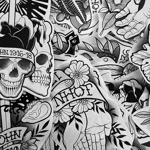 Explore vampire diaries tattoo ideas, creative tattoo ideas in Zumbrota, available at Art by Sinclair Tattoo Artist At Dry Bones Ink