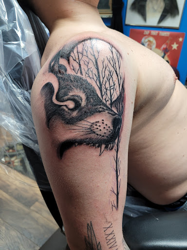 Explore side of the hand tattoo ideas, creative tattoo ideas in Bradenton, available at Memory Lane Tattoo Co.