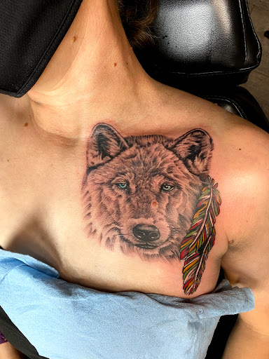 Explore painting tattoo ideas, creative tattoo ideas in Warner Robins, available at Untold Pain Tattoo Studio