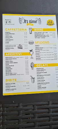 Menu / carte de Ristorante pizzeria Folon à Fondo