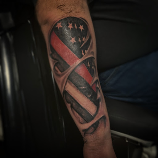 Explore overwatch tattoo ideas, creative tattoo ideas in Medina, available at Greasers Ink