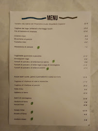 Il Lago Lungo di Bagno di Romagna (FC) - Ristorante & Eventi à Bagno di Romagna carte