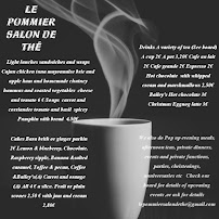 Menu du Le Pommier Salon de thé à Clussais-la-Pommeraie