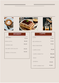 Restaurant indien Rasa multi cuisine restaurant à Padua (le menu)