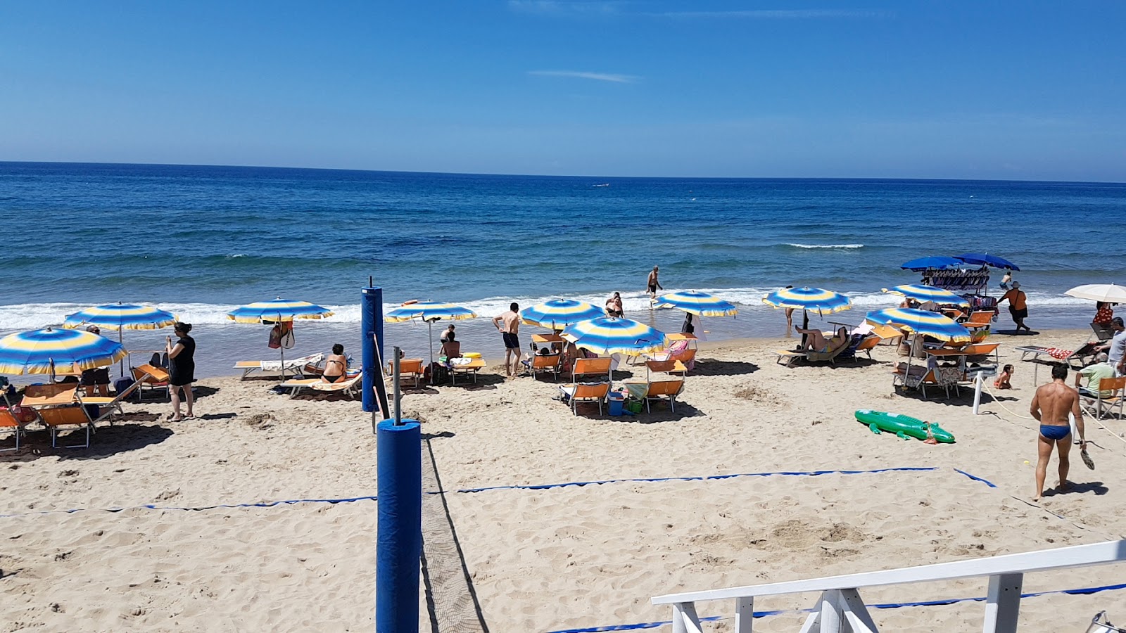 Foto di Spiaggia di Sperlonga con parzialmente pulito livello di pulizia