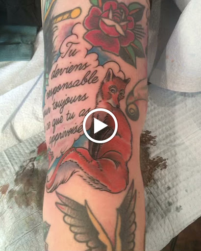 Find beach wave tattoo ideas for your next unique tattoo in Libertyville at Lucky Seven Tattoo