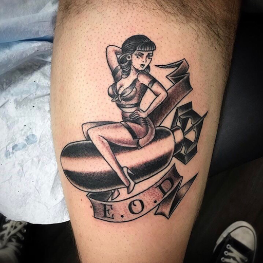 Explore sally tattoo ideas, creative tattoo ideas in Twentynine Palms, available at Hilltop Tattoo Company