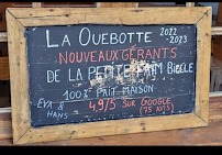 Menu / carte de Restaurant La Quebotte à Eaux-Bonnes