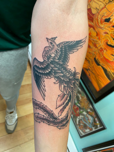 Explore eagle scout tattoo ideas, creative tattoo ideas in Delaware, available at Rose & Web Tattoo