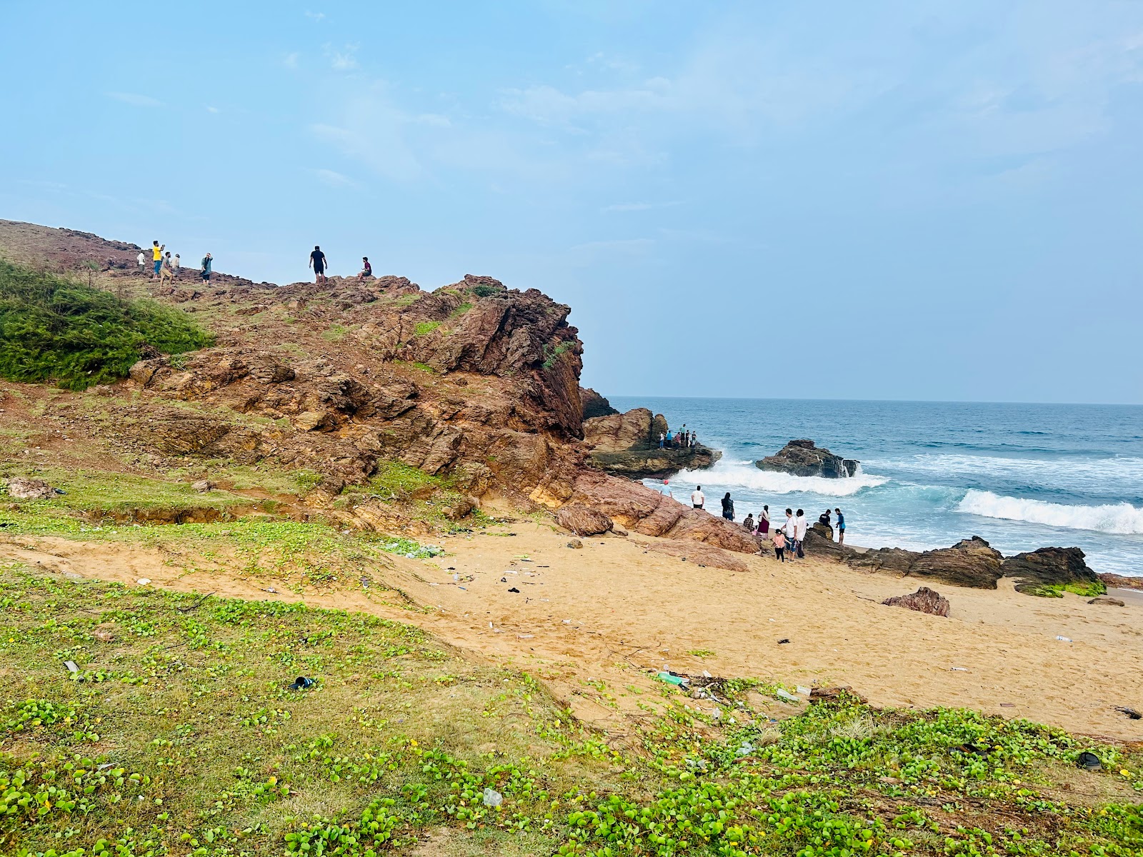 Foto av Seethapalem Beach med hög nivå av renlighet