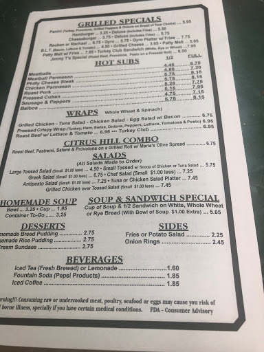 Jimmy T S New York Deli 910 E Norvell Bryant Hwy Hernando Florida Us Zaubee