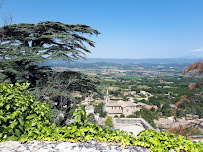 Point de vue sur la vallee du Restaurant Brasserie St André à Bonnieux - n°1