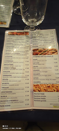 Bar sport ZioTuri à Palizzi Marina menu