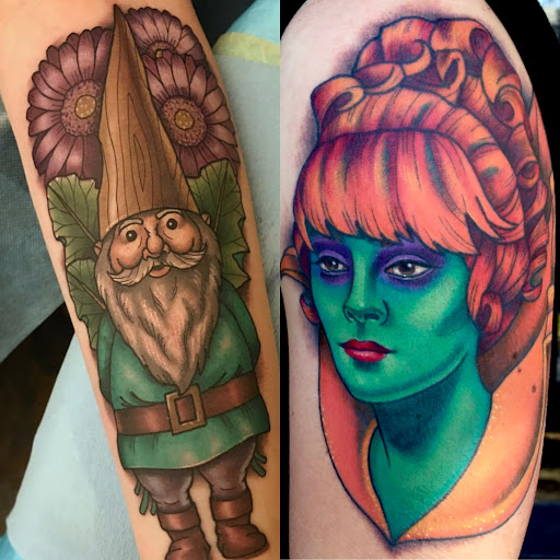 Explore tattoo sleeve ideas with trees, creative tattoo ideas in San Diego, available at Remington Tattoo Parlor