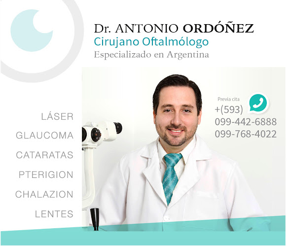 Opiniones de Dr. Antonio Ordóñez San Andrés en Guayaquil - Oftalmólogo