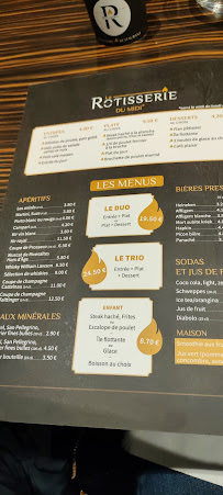 Restaurant La Rôtisserie Camon (Amiens) à Camon menu