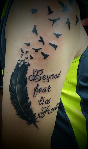 Explore ravenclaw tattoo ideas, creative tattoo ideas in Holly, available at Loyalty Tattoo Company