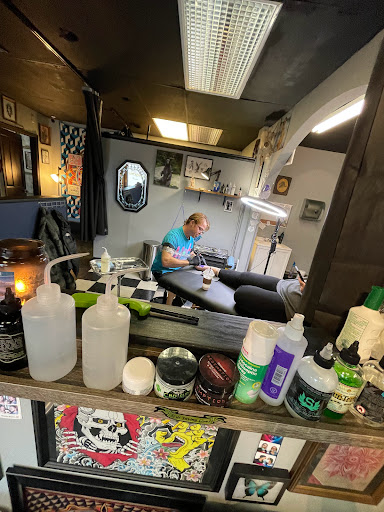 Explore aries ram tattoo ideas, creative tattoo ideas in Talbott, available at Alpha Tattoo co.