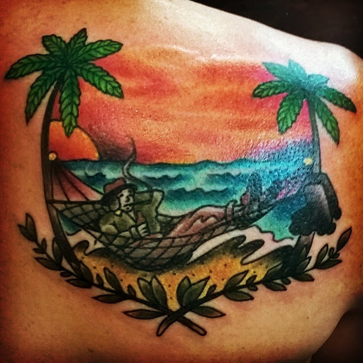Explore iowa hawkeye tattoo ideas, creative tattoo ideas in San Diego, available at San Diego Tattoo Company
