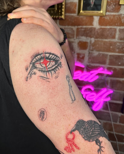Explore surgical tech tattoo ideas, creative tattoo ideas in Belgrade, available at The Loyal Sparrow Tattoo and Piercing