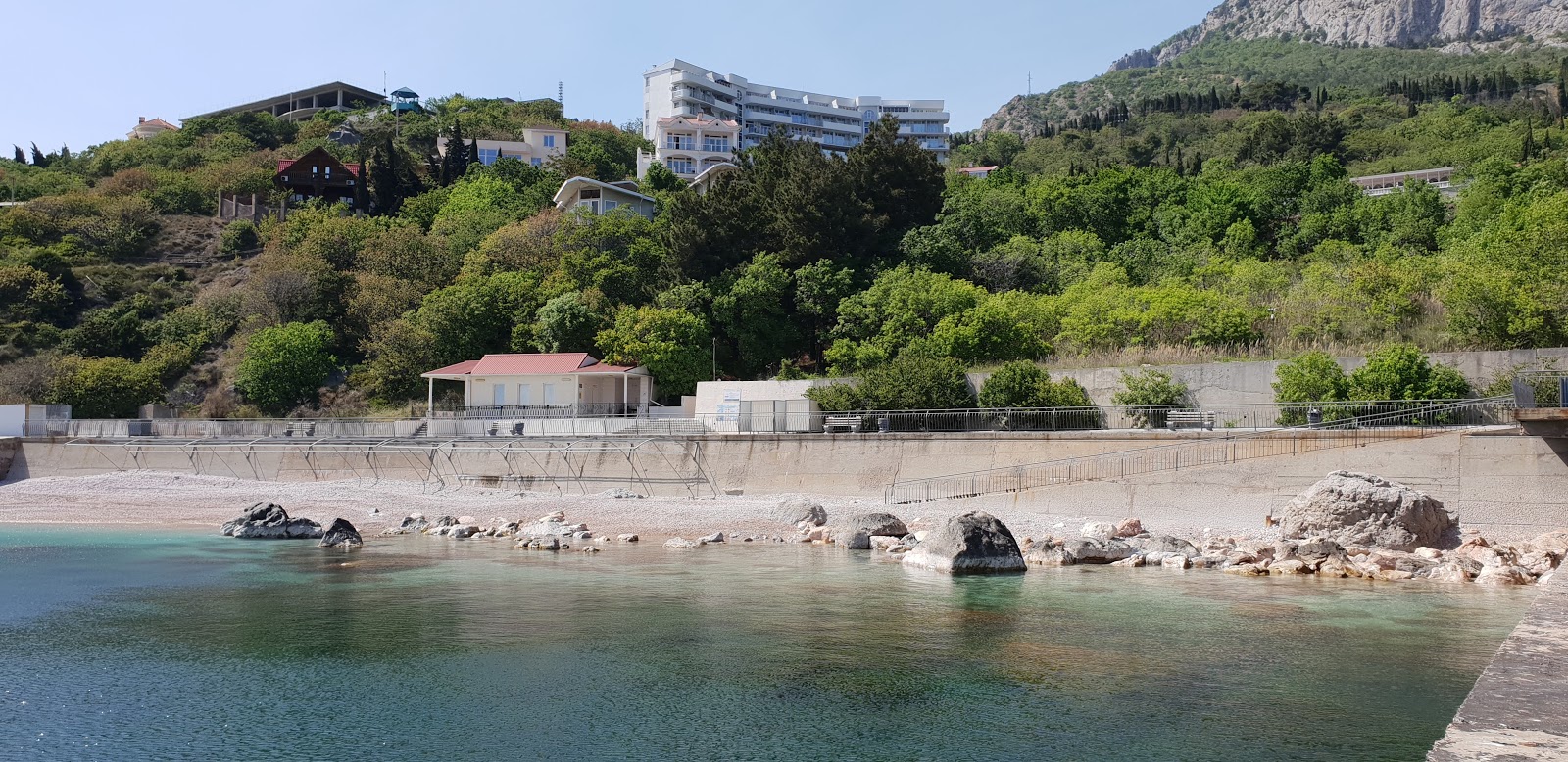 Photo of Foros beach partly hotel area