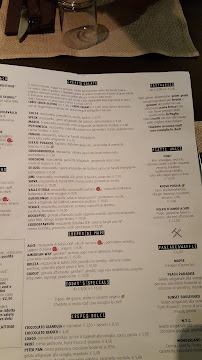 Menu / carte de Savì à Conversano