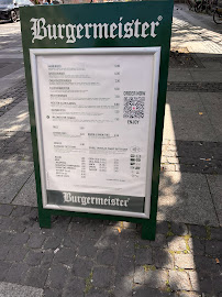 Burgermeister Alexanderplatz à Berlin menu