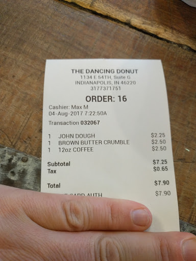 Donut Shop «The Dancing Donut», reviews and photos, 1134 E 54th St G, Indianapolis, IN 46220, USA