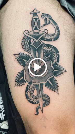 Explore saw tattoo ideas, creative tattoo ideas in Milwaukee, available at MANIA Tattoos Milwaukee