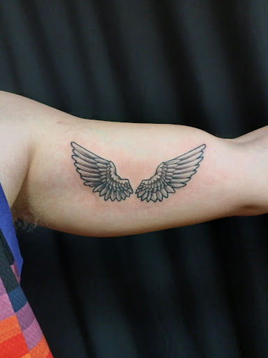 Explore icarus tattoo ideas, creative tattoo ideas in San Tan Valley, available at Frontier Tattoo Company