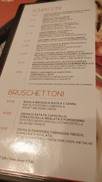 Menu du Bella Capri à Castellana Grotte