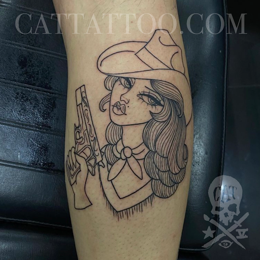 Explore son and daughter tattoo ideas, creative tattoo ideas in Addison, available at Cat Tattoo