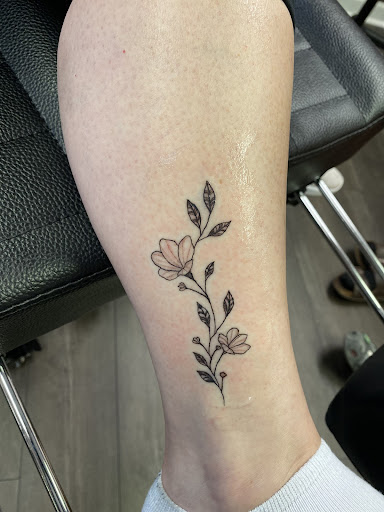 Explore small plant tattoo ideas, creative tattoo ideas in Charlotte, available at Electric Ink Tattoo