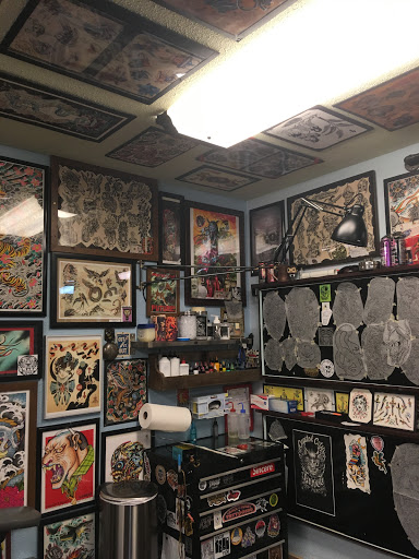 Explore leg tattoo idea for men, creative tattoo ideas in Olympia, available at Capitol City Tattoo and Piercing