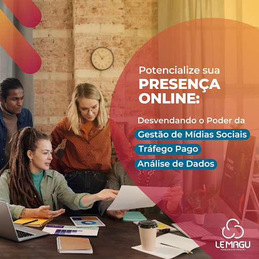 Logo da empresa - Le Magu Agência de Marketing