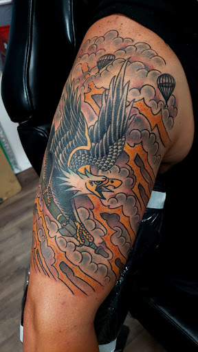 Explore suicide tattoo ideas, creative tattoo ideas in Egg Harbor Township, available at Mr. Blue Sky Tattoo