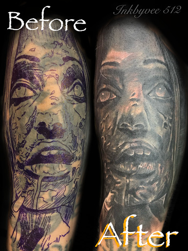 Explore possum tattoo ideas, creative tattoo ideas in Houston, available at Tha Ink Plug
