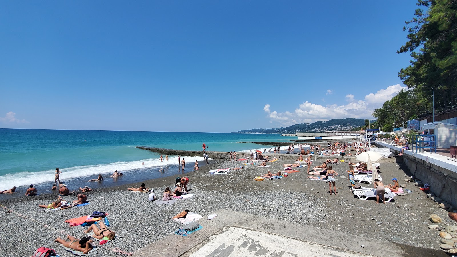 Foto von Albatros beach mit viele kleine buchten