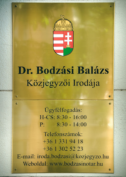 Közjegyző - Dr. Bodzási Balázs Közjegyzői Irodája