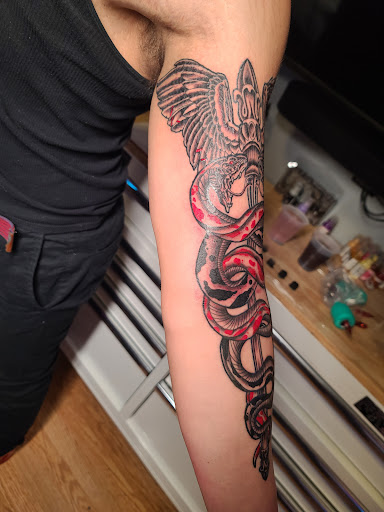 Explore anxiety mental health tattoo ideas, creative tattoo ideas in Bethlehem, available at Soul Glow Electric Ink