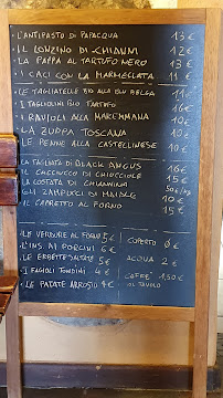 Menu / carte de Papacqua à Castellina Marittima