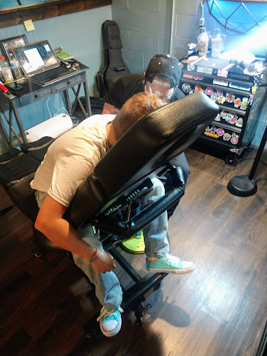 Explore redwood tattoo ideas, creative tattoo ideas in Warrior, available at The Great Wilderness Tattoo