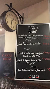 Restaurant Carpe Diem à Nanterre (le menu)