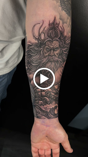 Explore world travel tattoo ideas, creative tattoo ideas in Forest Hills, available at Noble Ink Tattoo Studio