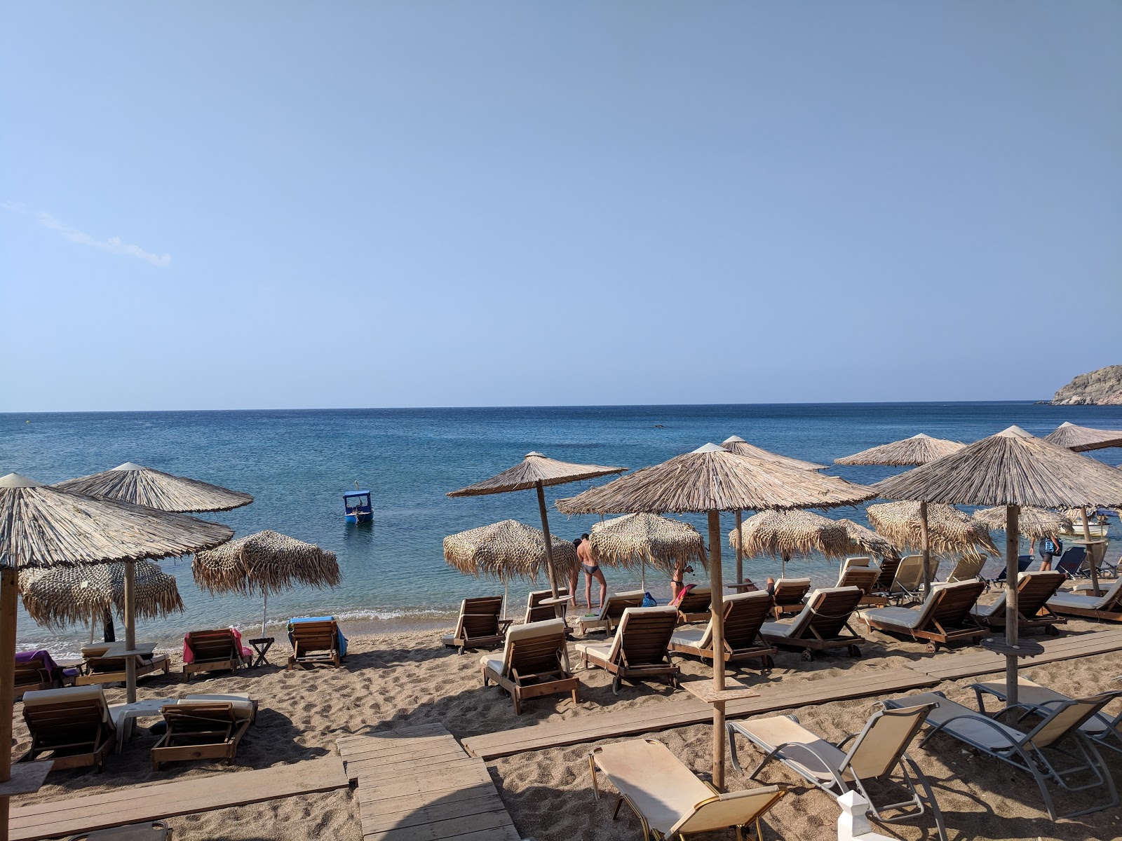 Photo of Agia Kiriaki beach amenities area